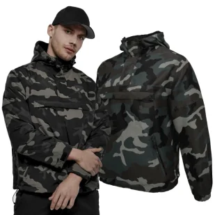 Kurtka BRANDIT Kangurka Summer Windbreaker Darkcamo 4XL - Odzież taktyczna i umundurowanie - miniaturka - grafika 1
