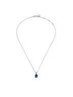 Naszyjniki - Swarovski Naszyjnik Birthstone 5651790 Srebrny - miniaturka - grafika 1