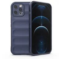 Etui i futerały do telefonów - Magic Shield Case etui do iPhone 12 Pro Max elastyczny pancerny pokrowiec ciemnoniebieski - miniaturka - grafika 1