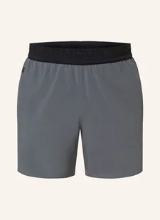 Under Armour Szorty Treningowe Ua Peak grau - Spodenki damskie - miniaturka - grafika 1