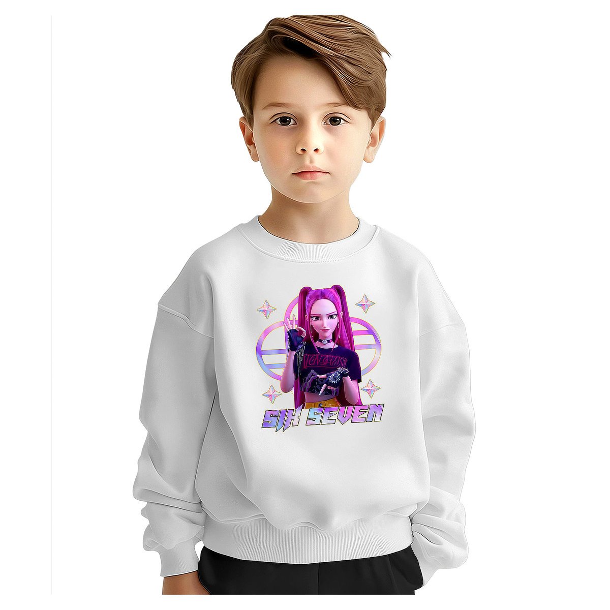 BLUZA DZIECIĘCA 67 SIX SEVEN VIRAL HUNTRIX 110-116 DLA CHŁOPCA DZIEWCZYNKI