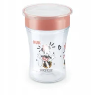 Kubki dla dzieci - NUK KUBEK 230ml 8m+ MAGIC NIEKAPEK USTNIK 360 DO NAUKI MYSZKA MINNIE DISNEY - miniaturka - grafika 1