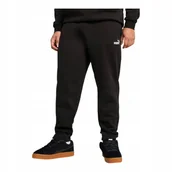 Dresy męskie - SPODNIE MEN PUMA Fleace 682610 01 CZARNE M - miniaturka - grafika 1
