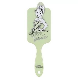 Tiana DISNEY Seledynowa szczotka do włosów, płaska, duża, plastikowa Uniwersalny - Szczotki do włosów dla dzieci - miniaturka - grafika 1