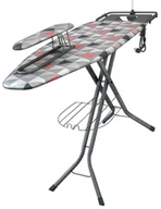 Deski do prasowania - Deska do prasowania Magnum PRO Ekspert Full Opcja - Triangles Pink - miniaturka - grafika 1