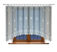 Firany - Firana na taśmie Bozex 300 x 150 cm biała - miniaturka - grafika 1