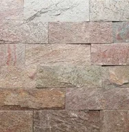 Elewacje - Kamień elewacyjny-dekoracyjny kwarcytowy Copper Brick 10x30 - miniaturka - grafika 1