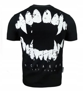 Koszulka męska T-shirt Octagon Zęby czarna L