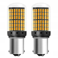 Żarówki samochodowe - Komplet 2 Żarówki Led PY21W BAU15S Canbus Pomarańczowe Kierunkowskazy 18W - miniaturka - grafika 1