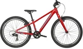 Rowery - Rower Kross Level JR 1.0 24 (12") czerwony/morski połysk - miniaturka - grafika 1