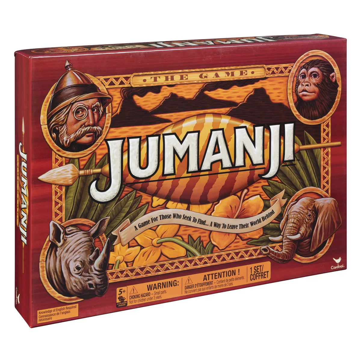 Spin Master CARDINAL GAMES Jumanji wersja drewniana GXP-687195