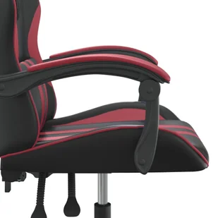Lumarko Fotel gamingowy, czarno-bordowy, sztuczna skóra - Fotele gamingowe - miniaturka - grafika 11