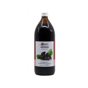 Sok z aronii 1000ml - Brat.pl - Soki i napoje niegazowane - miniaturka - grafika 1