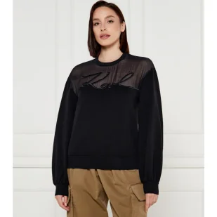 Karl Lagerfeld Bluza Loose fit - Bluzy damskie - miniaturka - grafika 1
