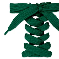 Akcesoria obuwnicze - Zielone sznurowadła do butów sznurówki płaskie do obuwia 11mm długość 180cm - miniaturka - grafika 1