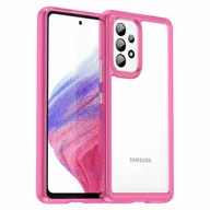 Etui i futerały do telefonów - Etui Outer Braders z Ramką do Samsung Galaxy A53 5G różowe - miniaturka - grafika 1