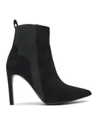 Botki damskie - Baldowski Botki D04901-1451-001 Czarny - miniaturka - grafika 1