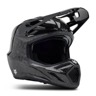 Kaski motocyklowe - Kask Cross FOX V3 Rs Carbon Solid CzarnyS - miniaturka - grafika 1