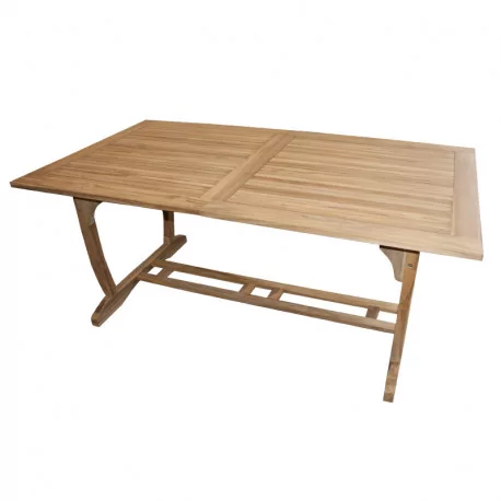 TECTONA - drewniany składany stół z drewna tekowego 180/240x100 cm