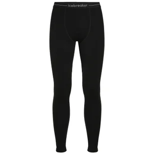 Męskie kalesony Icebreaker Men 300 MerinoFine™ Polar Leggings Rozmiar: L / Kolor: czarny - Bielizna sportowa męska - miniaturka - grafika 1
