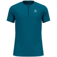 Koszulki sportowe męskie - Koszulka do biegania męska Odlo T-shirt z zamkiem 1/2 zip AXALP TRAI - miniaturka - grafika 1