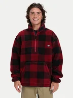 Bluzy męskie - Quiksilver Polar Mercury Woodlans EQYPF03070 Bordowy Regular Fit - miniaturka - grafika 1
