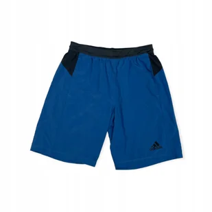 Krótkie spodenki męskie niebieskie ADIDAS M - Spodenki męskie - miniaturka - grafika 1