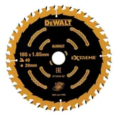 Tarcze do pił - DeWalt DT10640 tarcza do drewna piła 165mm 40zębów - miniaturka - grafika 1
