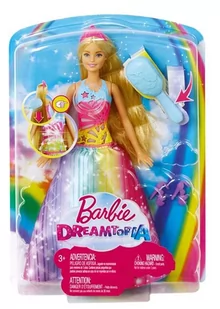 Mattel Magiczne Włosy Księżniczki Światła i dźwięki FRB12 - Lalki dla dziewczynek - miniaturka - grafika 1