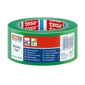 Akcesoria BHP - Taśma ostrzegawcza tesa zielona 33m x 50mm - miniaturka - grafika 1