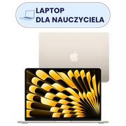 Laptopy - Laptop APPLE MacBook Air 2024 13.6" M3 8GB RAM 512GB SSD macOS Księżycowa poświata - miniaturka - grafika 1