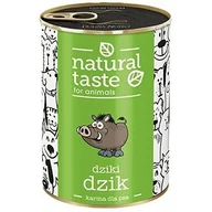 Mokra karma dla psów - Natural Taste Dla Psa Danie Z Dziczyzny 400g - miniaturka - grafika 1