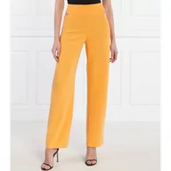 Spodnie damskie - Patrizia Pepe Spodnie | flare fit - miniaturka - grafika 1