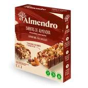 Przekąski dla dzieci - Baton Migdałowo-Orzechowy z Mleczną Czekoladą - (4x25g) 100g - miniaturka - grafika 1