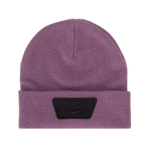 Vans Czapka Kolor Fioletowy z Grubej Dzianiny VN000UOUCIF1 - Czapki damskie - miniaturka - grafika 1