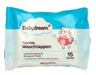 Chusteczki nawilżane - Chusteczki nawilżane dla niemowląt 15szt BABYDREAM - miniaturka - grafika 1