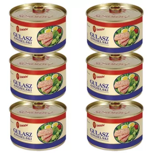 Sokołów Gulasz Angielski 160 g x 6 sztuk - Pasztet i przetwory mięsne - miniaturka - grafika 1