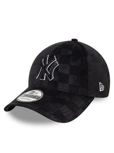 New Era Czapka z daszkiem New York Yankees Tonal Check 9Forty 60595442 Czarny - Czapki męskie - miniaturka - grafika 1