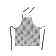 Fartuchy i rękawice kuchenne - Szary bawełniany fartuch Tiseco Home Studio Square - miniaturka - grafika 1