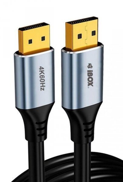 iBOX Kabel DisplayPort iBOX ITVDP013 4K60Hz złota wtyczka 3m