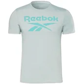 Koszulki męskie - Reebok t-shirt męski klasyczny seledynowy HJ9966 L - miniaturka - grafika 1