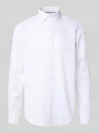 Koszule męskie - Koszula biznesowa o kroju regular fit z kołnierzykiem typu kent - miniaturka - grafika 1