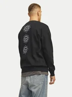 Bluzy męskie - Jack&Jones Bluza Mystic 12257735 Czarny Relaxed Fit - miniaturka - grafika 1