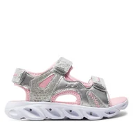 Buty dla dziewczynek - Sandały Leaf Silver LMELB L Srebrny - miniaturka - grafika 1