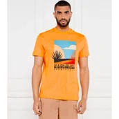 Koszulki męskie - Napapijri T-shirt S-ARBIA | Regular Fit - miniaturka - grafika 1
