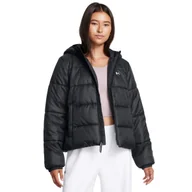 Kurtki damskie - Damska kurtka puchowa pikowana Under Armour Lw Insulate Jacket - czarna - UNDER ARMOUR - miniaturka - grafika 1