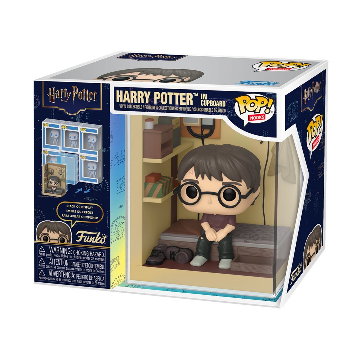 Funko, Funko POP! Nooks, FANTASTYKA, Figurka Kolekcjonerska,Harry Potter,HP Cupboard