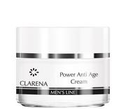 Kosmetyki do pielęgnacji twarzy męskie - Clarena Power Anti Age Cream 50ml dla mężczyzn - miniaturka - grafika 1