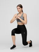 Legginsy - 4F Legginsy treningowe 3/4 szybkoschnące damskie XS - miniaturka - grafika 1