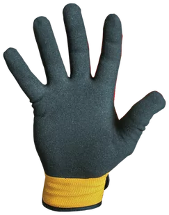 CAT rękawice YLW Nylon Nitrile Coated Palm m - Rękawice robocze - miniaturka - grafika 2